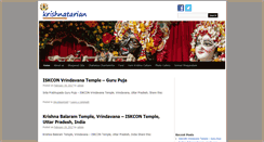 Desktop Screenshot of krishnatarian.com