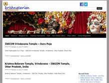 Tablet Screenshot of krishnatarian.com